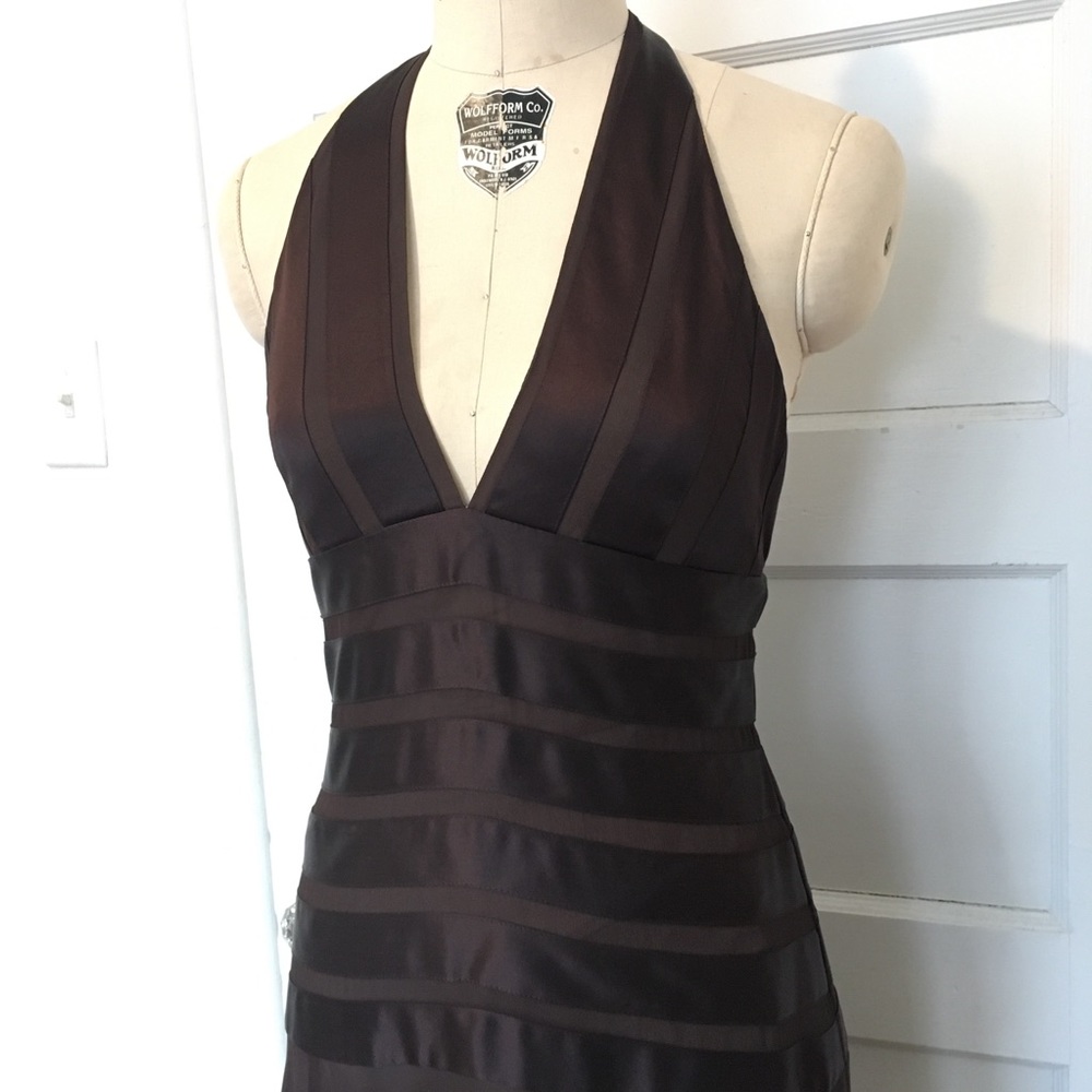 100% silk evening gown